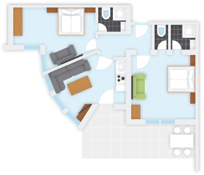 Apartment 2, plan